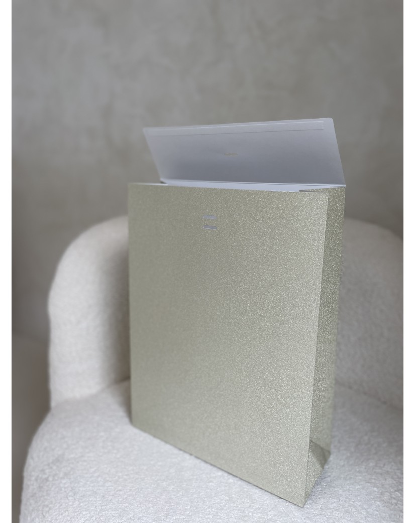 PRESTIGE-ZAK – Glitter Goud L (30x12x40cm)