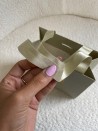 Sac papier Luxe Gold pailleté Express - XS (16x8x16cm)