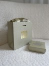 Sac papier Luxe Gold pailleté Express - XS (16x8x16cm)
