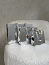 Sac papier Luxe Silver miroir Express - XS (16x8x16cm)