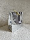 Sac papier Luxe Silver miroir Express - XS (16x8x16cm)