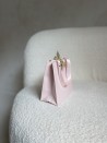 LUXURY PAPER BAG PINK – PINK HANDLES – XS (16x8x16 cm)