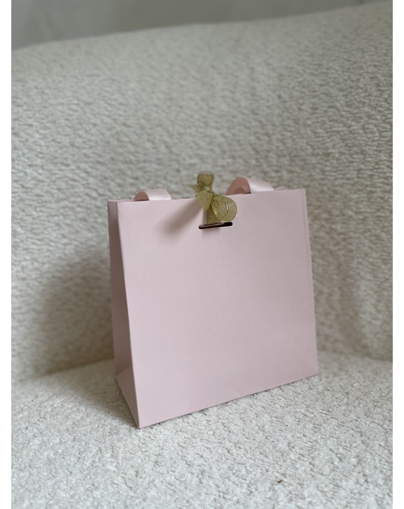 copy of Bolsas de papel de lujo - Blanco XS - Asas de cinta