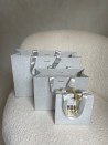 Sac papier Luxe Silver pailleté Express - S (25x10x20cm)