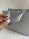 Sac papier Luxe Silver pailleté Express - S (25x10x20cm)
