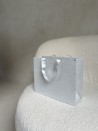 Sac papier Luxe Silver pailleté Express - S (25x10x20cm)