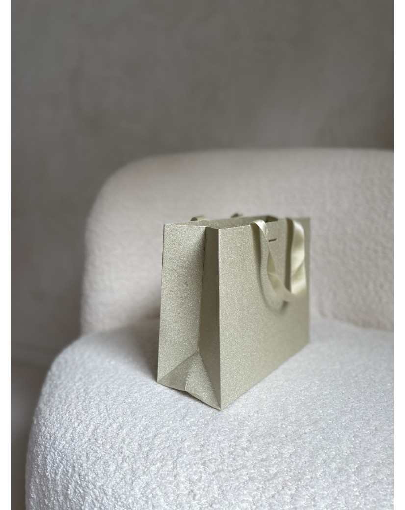 copy of Luxury paper bags - White XS - Ribbon handles