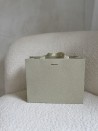 LUXUSPAPIERTASCHE GOLD GLITZER – S (25x10x20 cm)