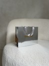 LUXURY PAPER BAG SILVER MIRROR – S (25x10x20 cm)