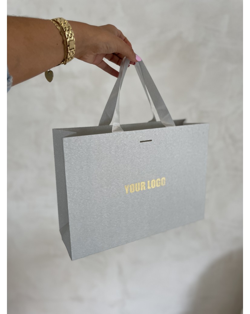 copy of Luxury paper bags - White XS - Ribbon handles