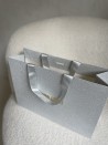 Sac papier Luxe Silver pailleté Express - M (35x12x25cm)