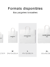 Bolsa con asas retorcidas - Marrón Kraft