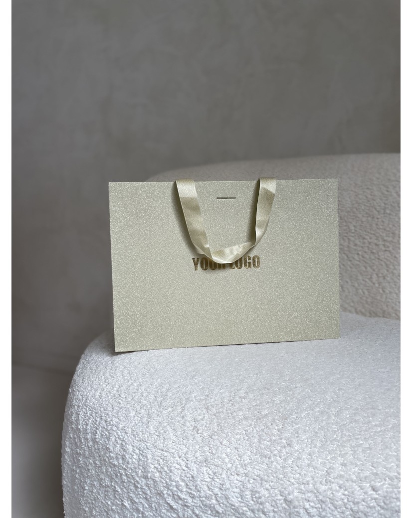 copy of Luxury paper bags - White XS - Ribbon handles