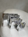 LUXURY PAPER BAG SILVER MIRROR – M (35x12x25 cm)