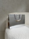 LUXURY PAPER BAG SILVER MIRROR – M (35x12x25 cm)