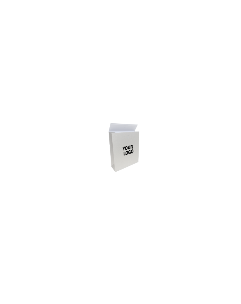 PRESTIGE-ZAK – Glitter Zilver S (12x8x20cm)