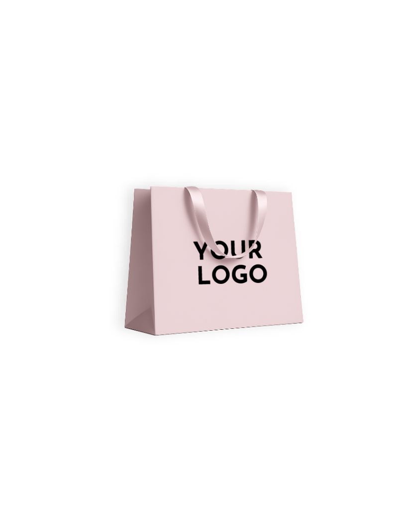 copy of Bolsas de papel de lujo - Blanco XS - Asas de cinta