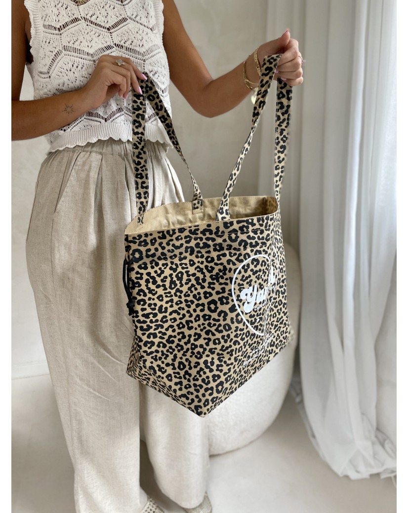SAC NICE Léopard - L (58x24x35cm)