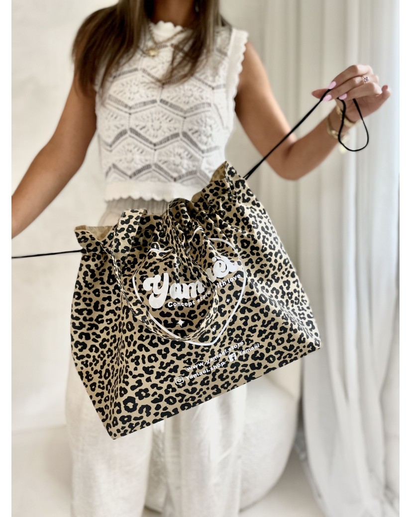 SAC NICE Léopard - L (58x24x35cm)