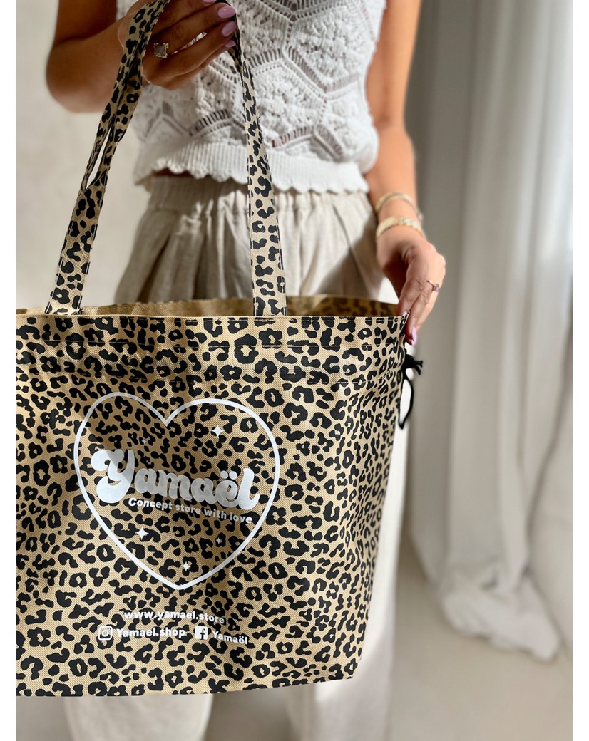 SAC NICE Léopard - L (58x24x35cm)