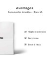 Paper bags with twisted handles – Kraft XS (14 x 8 x 21 cm)