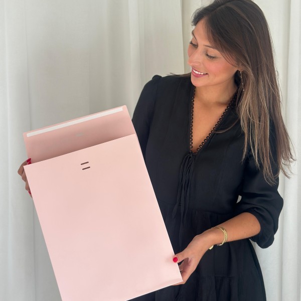 PRESTIGE POUCH PINK – L (30x12x40 cm)