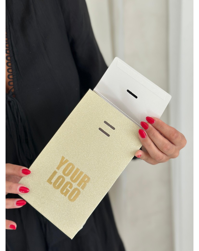 PRESTIGE-ZAK – Glitter Goud S (12x8x20cm)