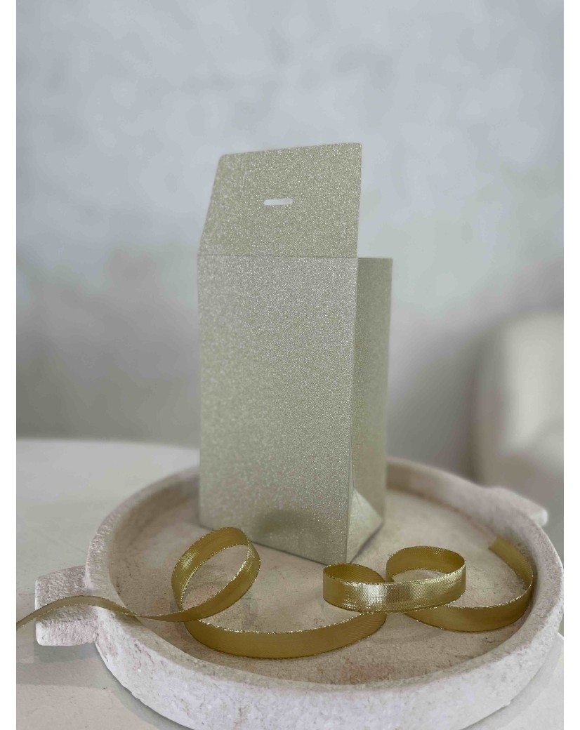 PRESTIGE-ZAK – Glitter Goud S (12x8x20cm)