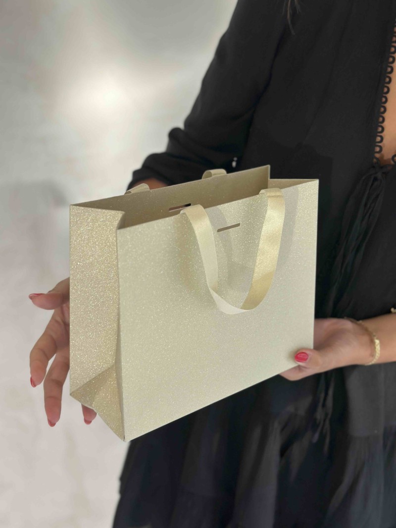copy of Weiße Luxuspapiertüte – Größe XS  (16x8x16cm)