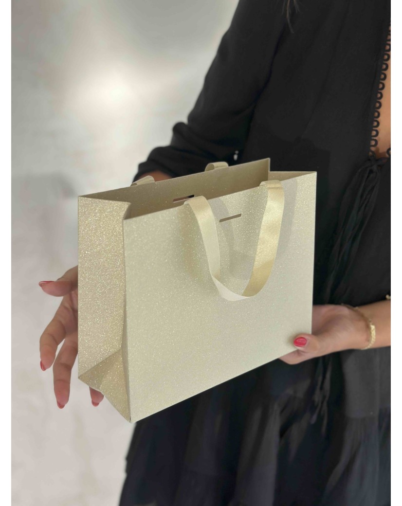 copy of Weiße Luxuspapiertüte – Größe XS  (16x8x16cm)