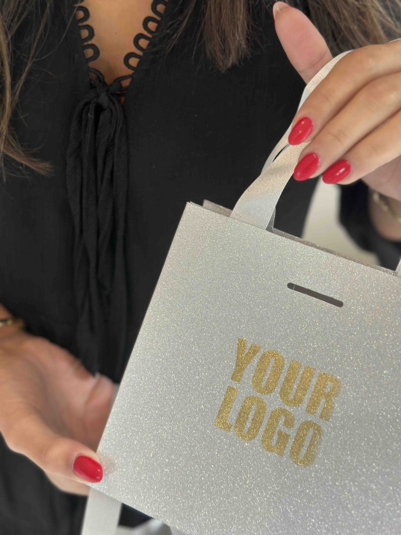 copy of Luxury paper bags - White XS - Ribbon handles