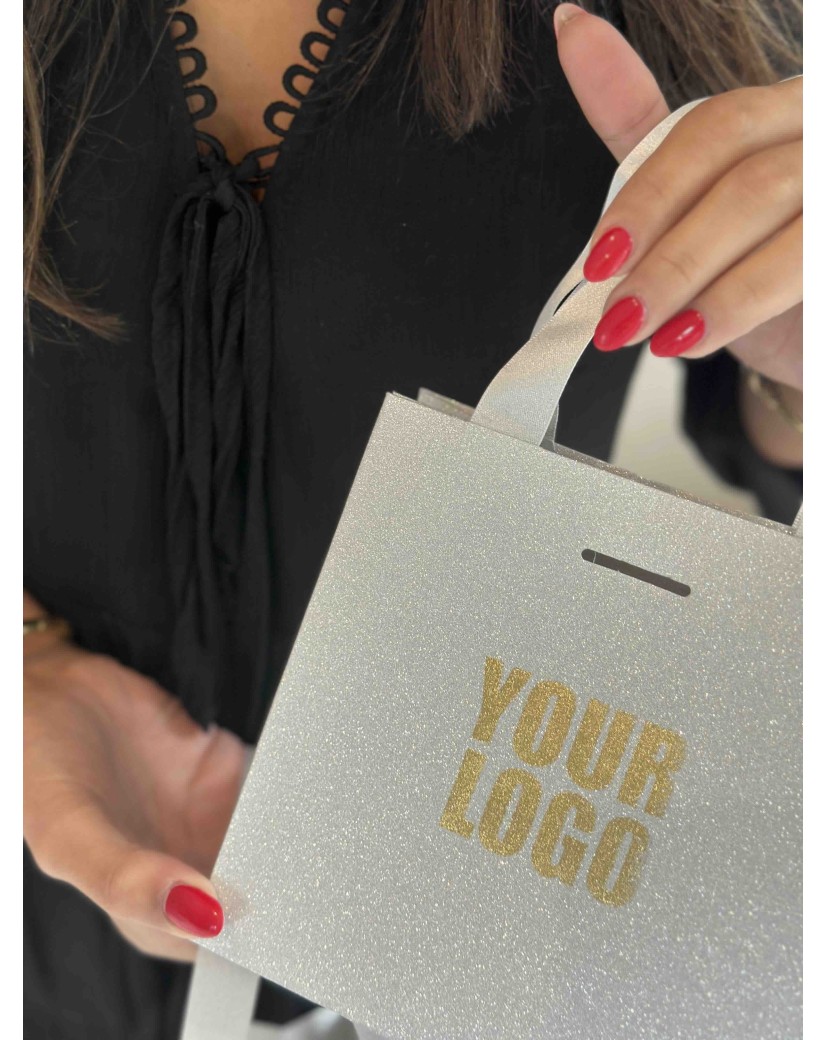 copy of Luxury paper bags - White XS - Ribbon handles