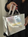 Sac papier Luxe Silver miroir Express - S (25x10x20cm)