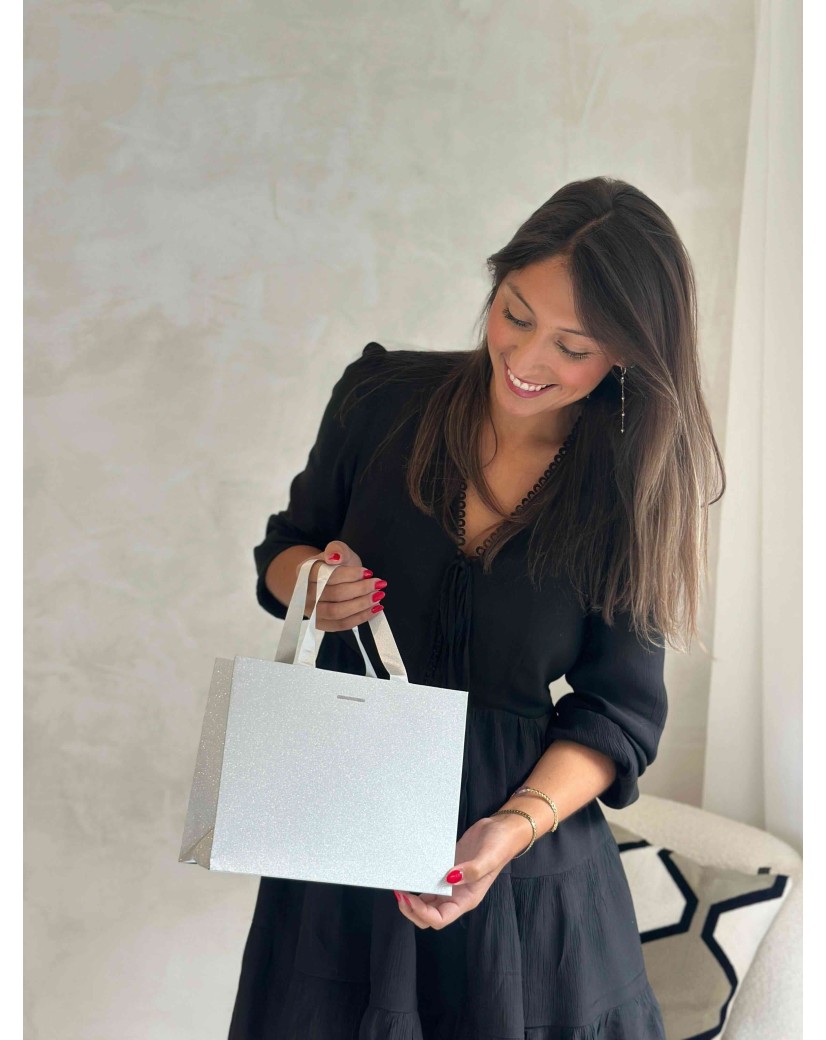 copy of Luxury paper bags - White XS - Ribbon handles
