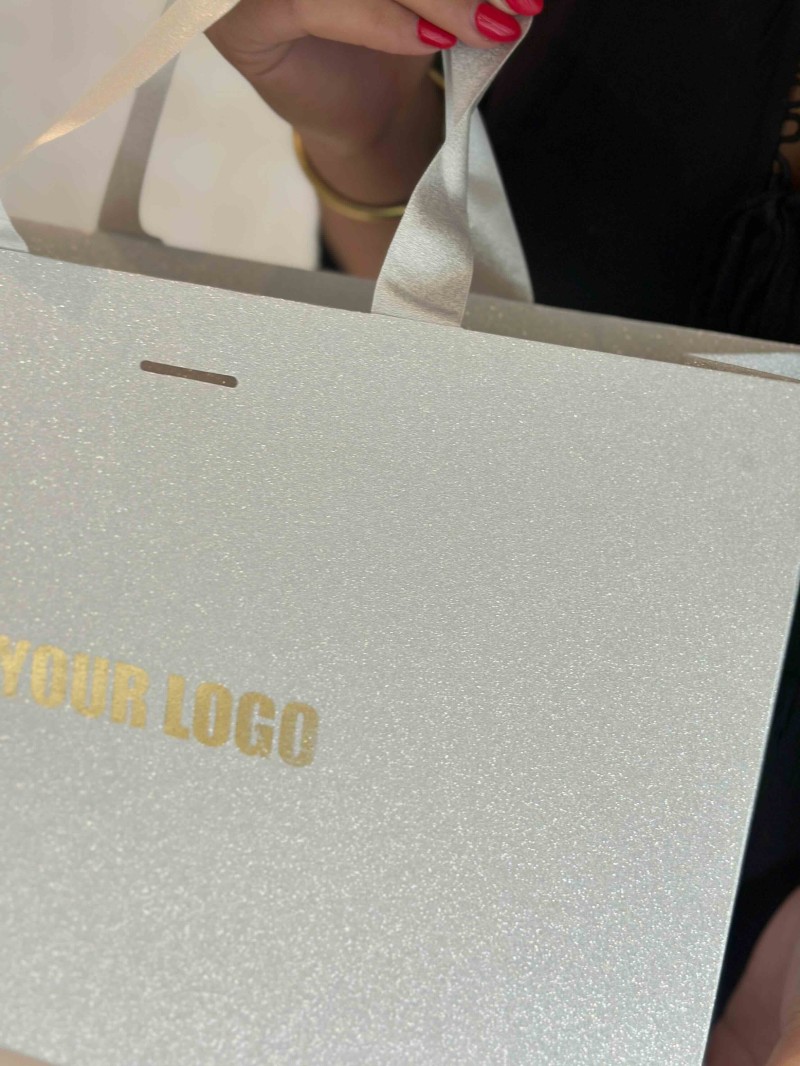 copy of Luxury paper bags - White XS - Ribbon handles
