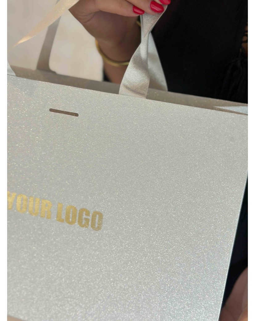 copy of Luxury paper bags - White XS - Ribbon handles