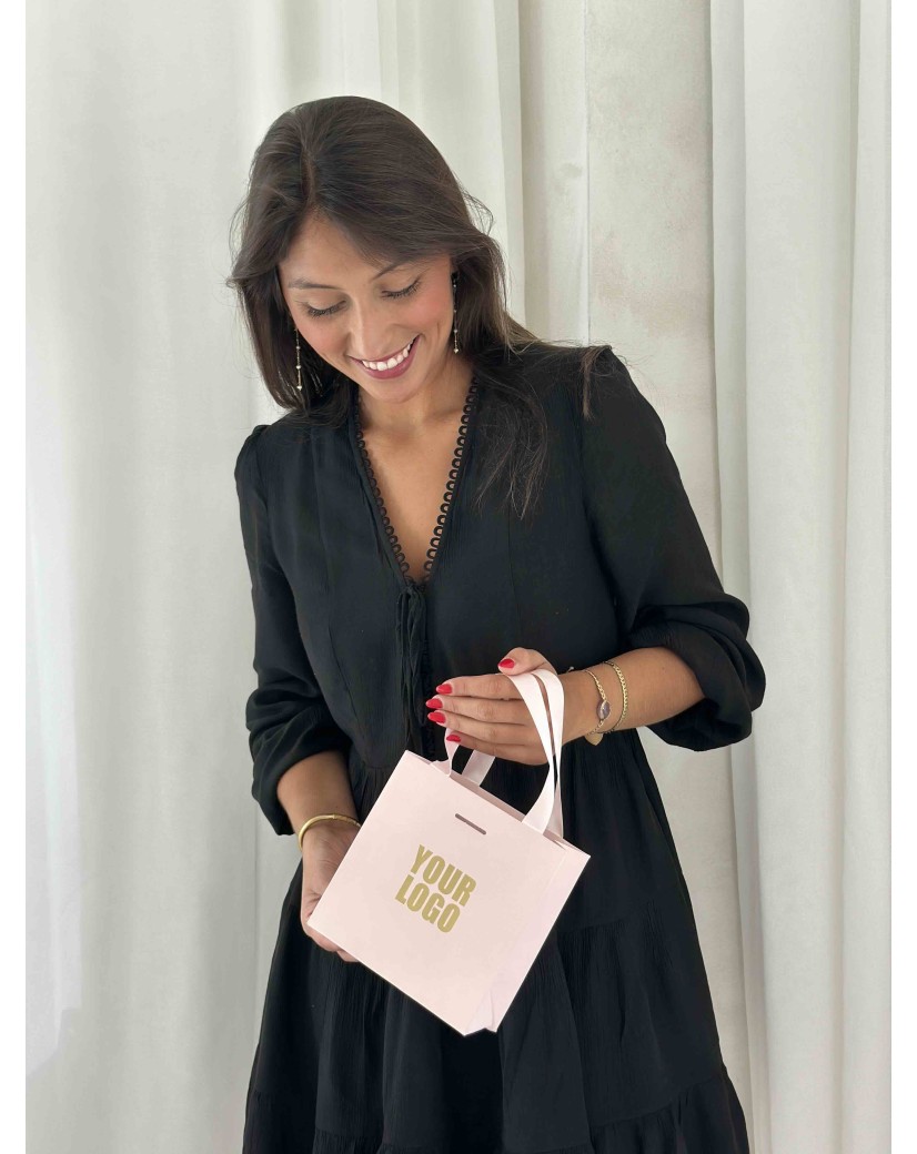 copy of Luxury paper bags - White XS - Ribbon handles