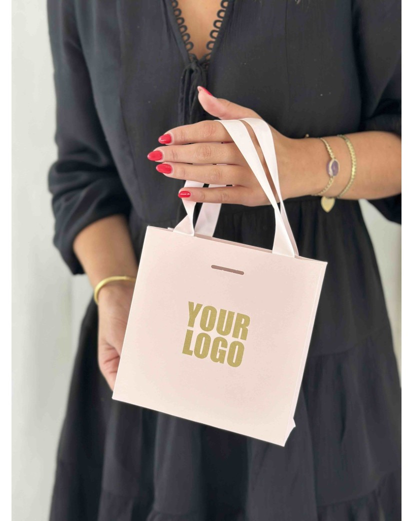 copy of Luxury paper bags - White XS - Ribbon handles
