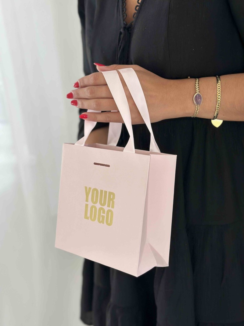 copy of Luxury paper bags - White XS - Ribbon handles