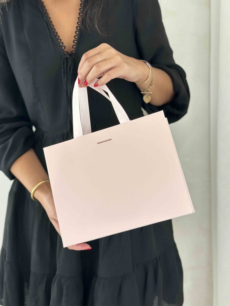 copy of Luxury paper bags - White XS - Ribbon handles
