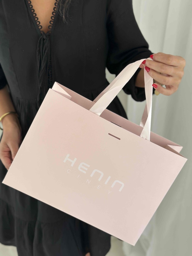 copy of Luxury paper bags - White XS - Ribbon handles