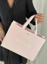 LUXURY PAPER BAG PINK – PINK HANDLES – M (35x12x25 cm)