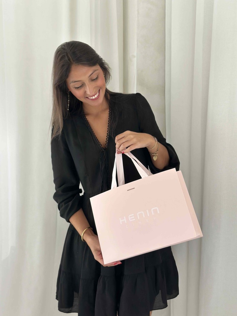 copy of Luxury paper bags - White XS - Ribbon handles
