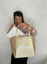 Sac Non Tissé Personnalisé Pailleté Doré – Cabas modèle Nice Disco L | Moonpack