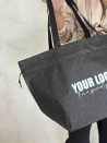 BOLSA NICE DISCO NEGRO – L (58x24x35 cm)