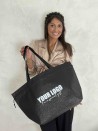 Sac Non Tissé Personnalisé Noir – Cabas Publicitaire modèle Nice Disco L | Moonpack