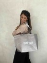 NICE BAG – DISCO SILVER – L (58 x 24 x 35 cm)
