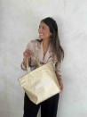 TASCHE NICE DISCO GOLD – M (40x14x30 cm)