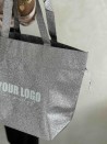 TASCHE NICE DISCO SILBER – M (40x14x30 cm)