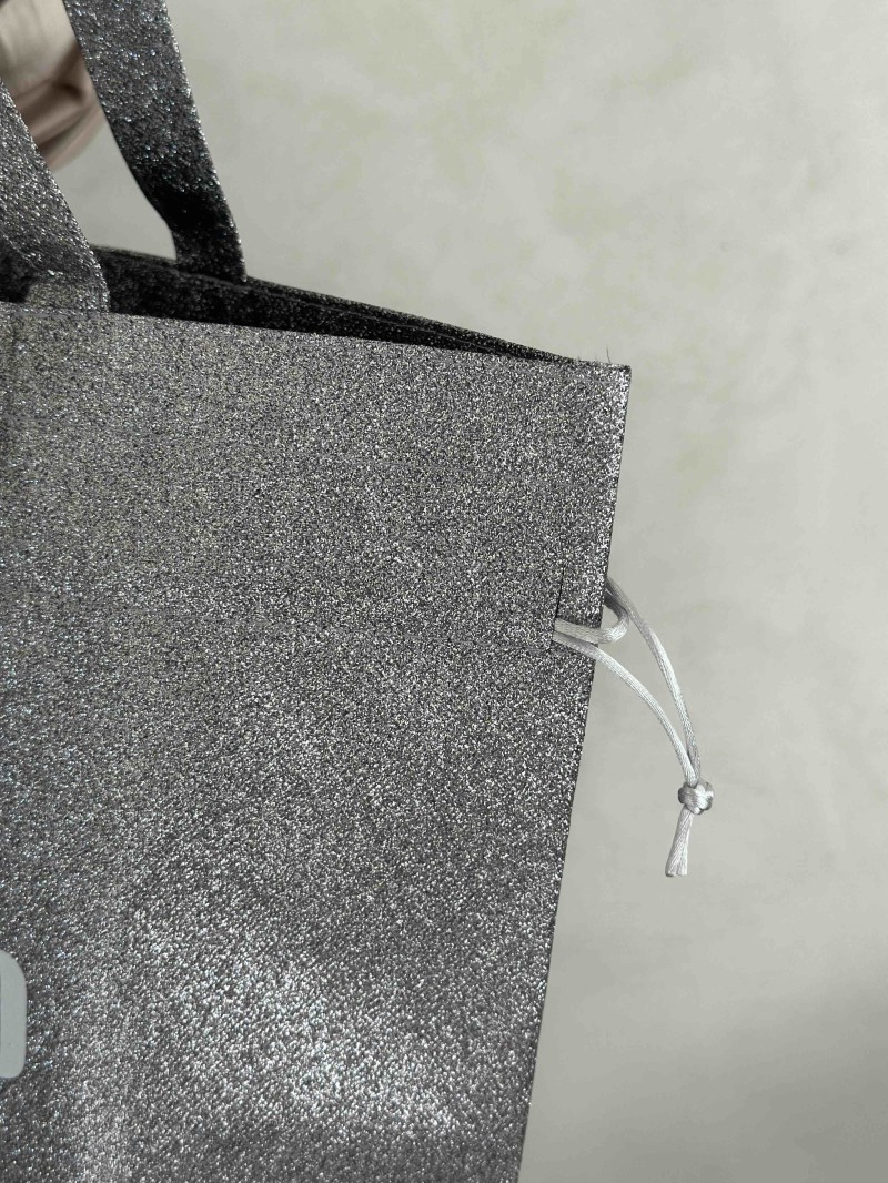 DRAAGTAS NICE - DISCO ZILVER – M (40x14x30cm)